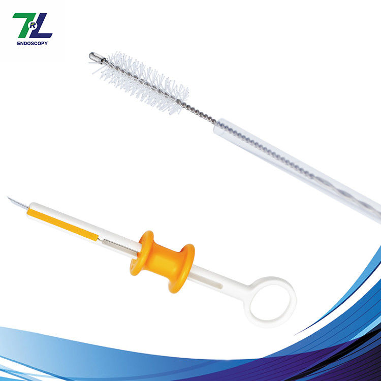 ABS endoscopico eliminabile di acciaio inossidabile della spazzola di citologia per il Bronchoscopy