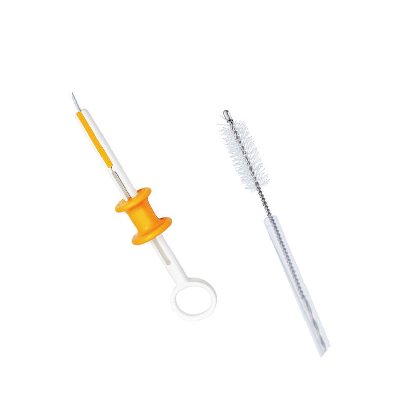 Spazzola endoscopica diritta di citologia della classe II per le spazzole di pulizia dell'endoscopio di Gastroscope